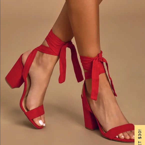 Lulus Strapped Wedge Sandal - Picture 1 of 4